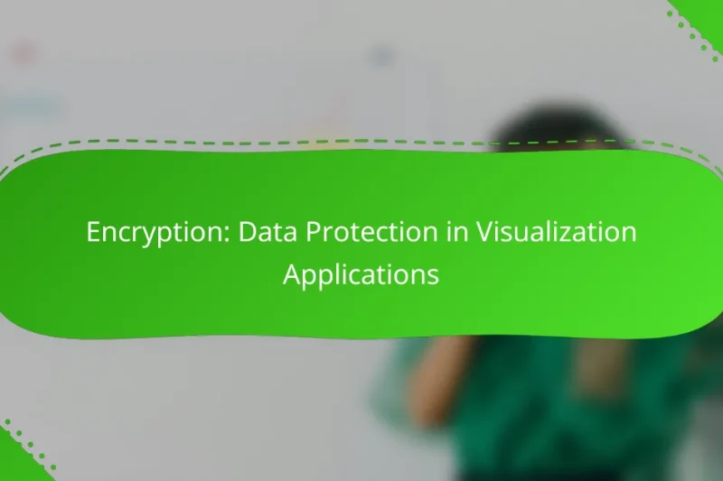 Encryption: Data Protection in Visualization Applications