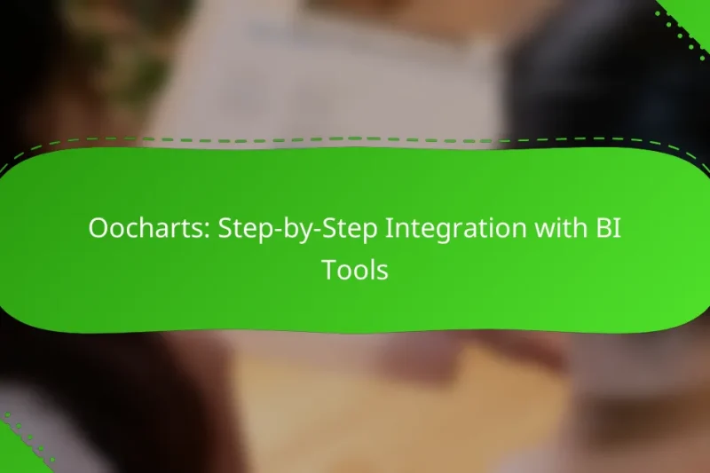 Oocharts: Step-by-Step Integration with BI Tools