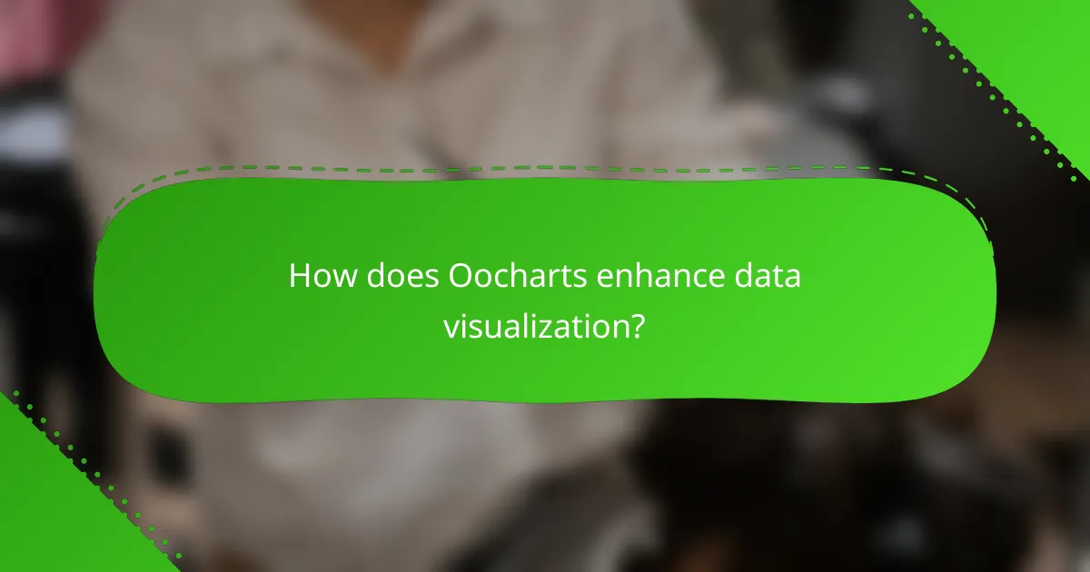 How does Oocharts enhance data visualization?